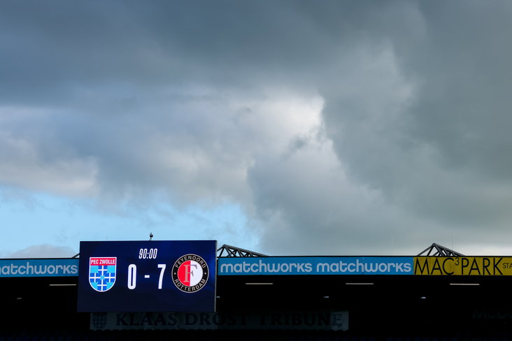 PEC Zwolle - Feyenoord, 0-7