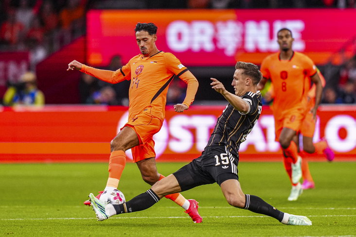 Tijani Reijnders tegen Duitsland