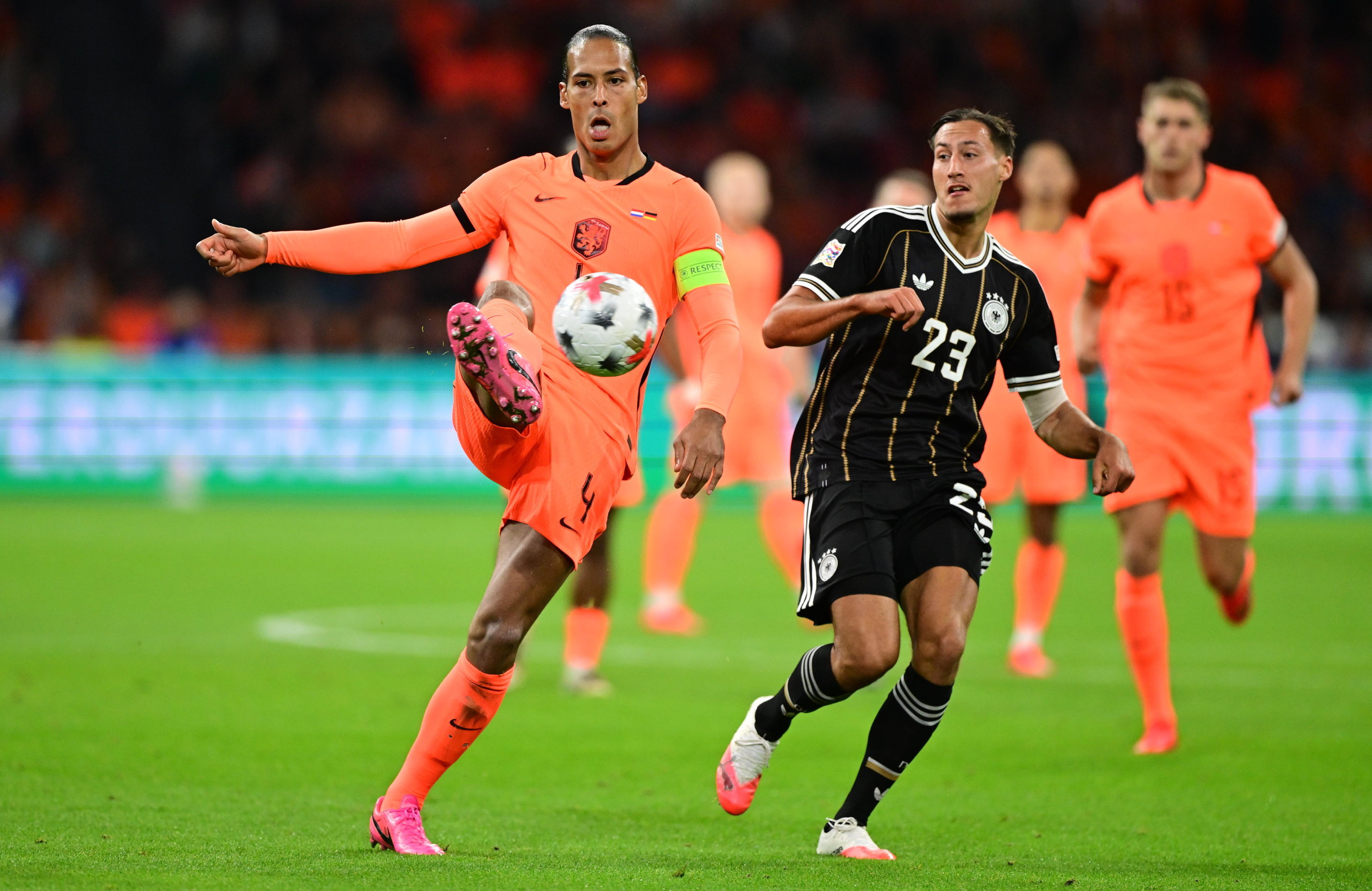 Virgil van Dijk tegen Duitsland
