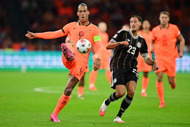 Virgil van Dijk tegen Duitsland