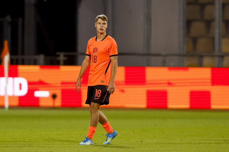 Sean Steur bij Jong Oranje