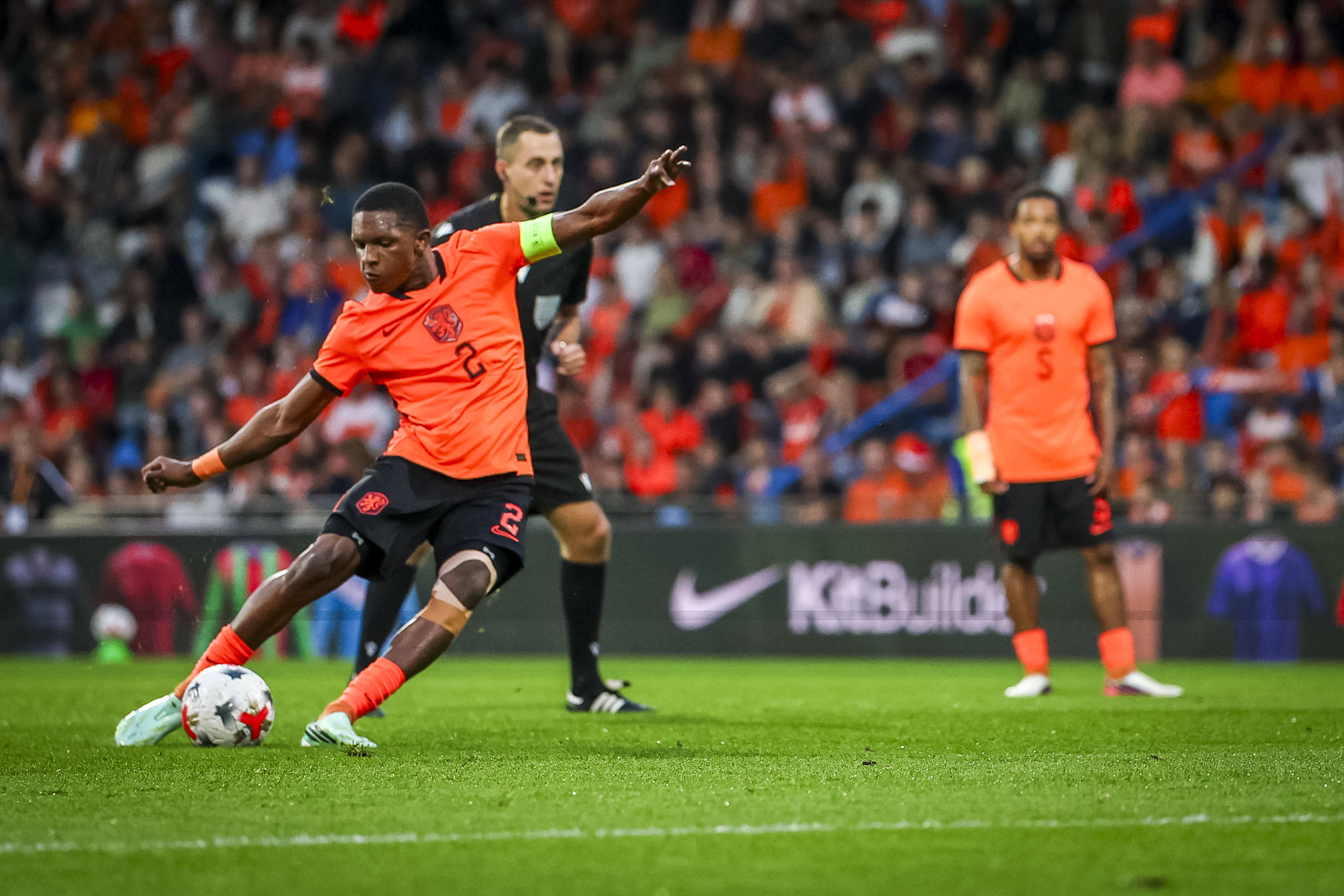 Givairo Read in het shirt van Jong Oranje