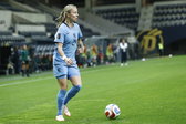 Lynn Wilms in actie namens de OranjeLeeuwinnen