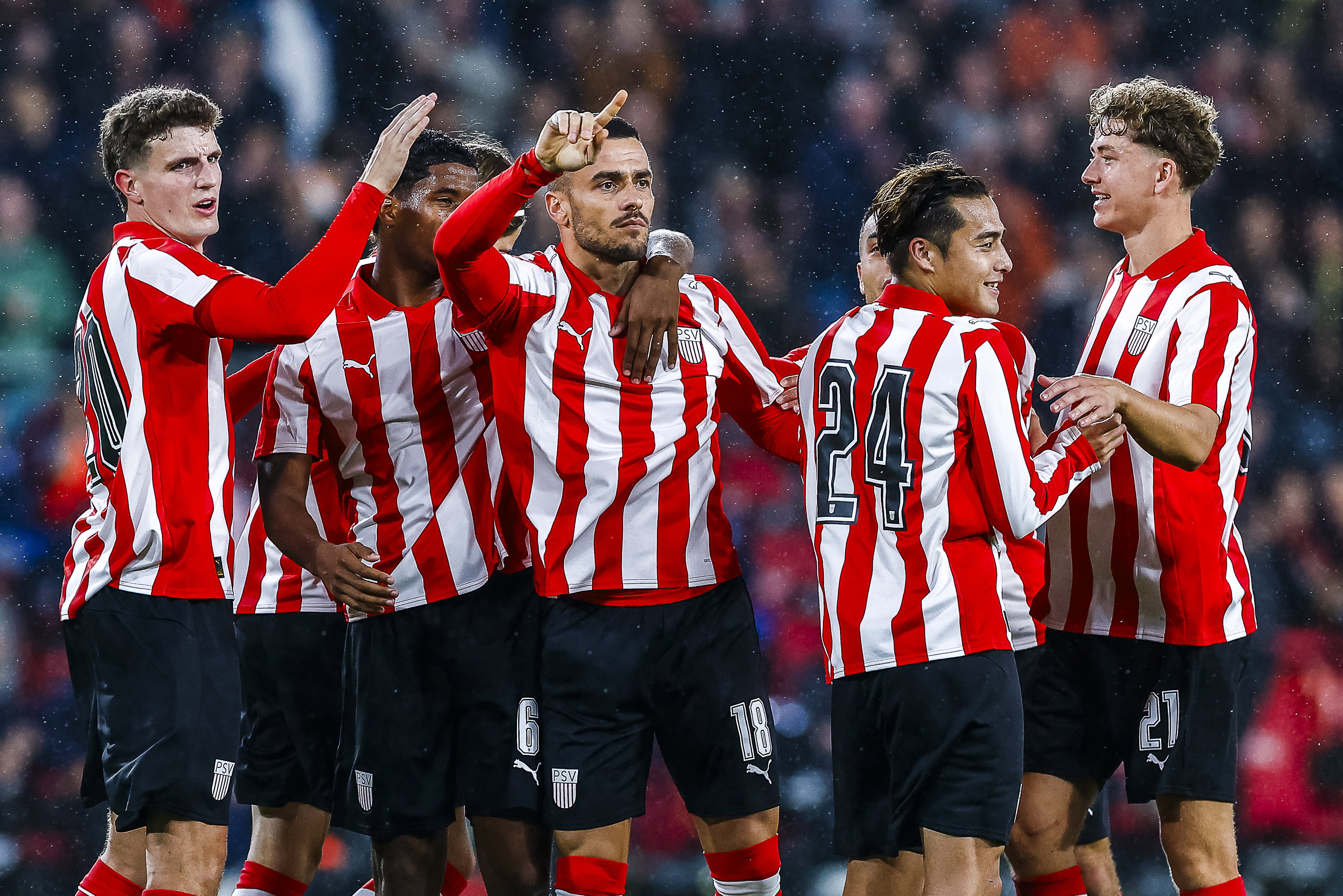 PSV viert een treffer tegen SC Heerenveen