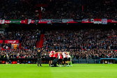 De spelers van Feyenoord in De Kuip
