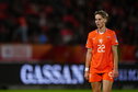 Isa Kardinaal bij haar debuut voor de OranjeLeeuwinnen