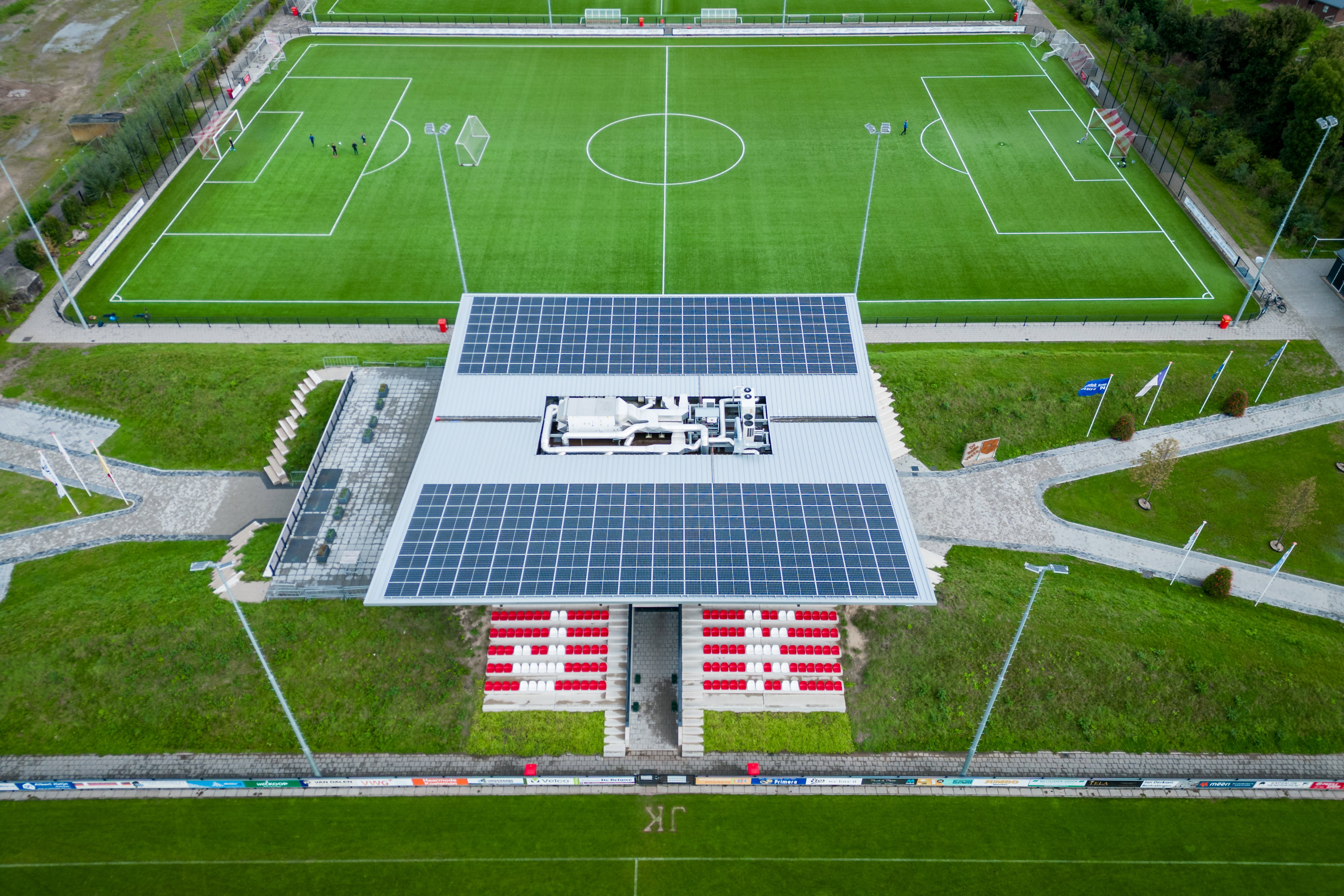 Het complex van v.v. Jonge Kracht in Huissen