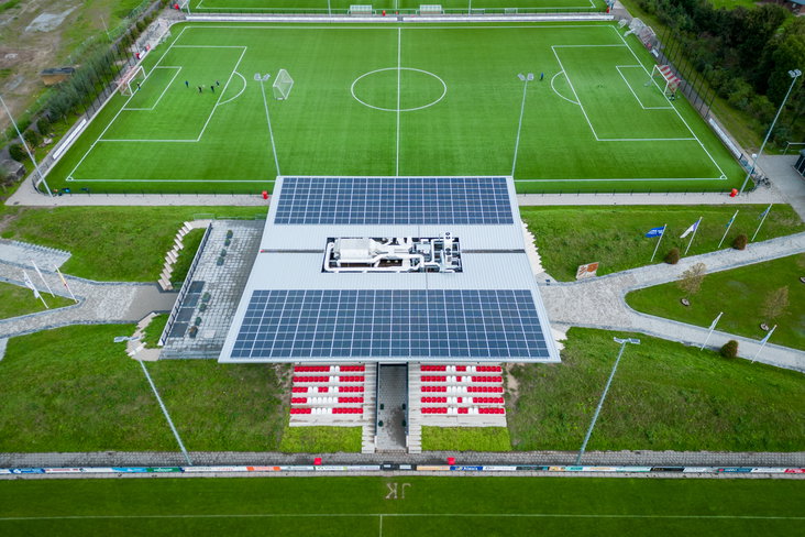 Het complex van v.v. Jonge Kracht in Huissen