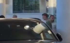 Noa Lang gespot in Italie