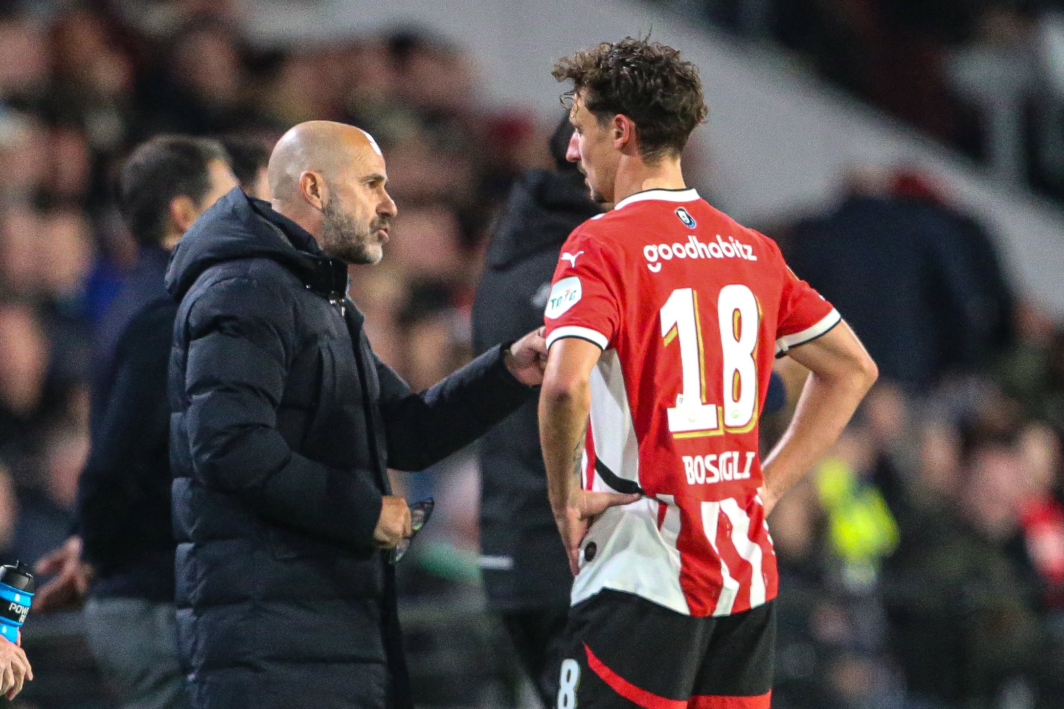 Olivier Boscagli in gesprek met Peter Bosz
