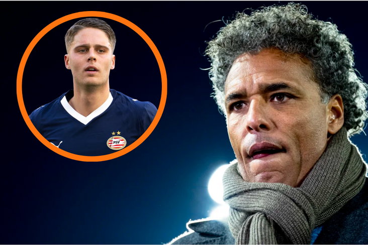 Pierre van Hooijdonk, met Joey Veerman in de inzet