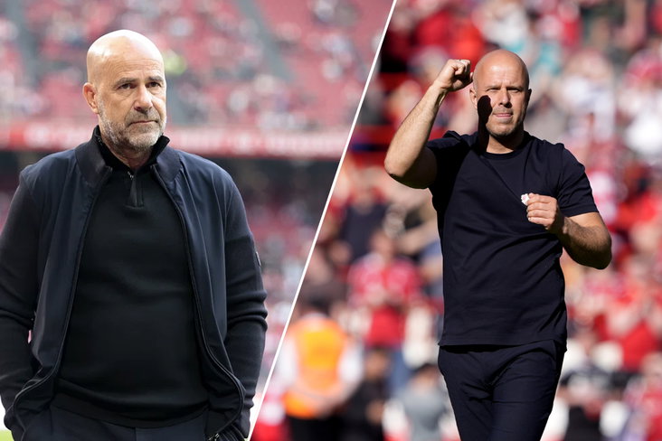 Peter Bosz en Arne Slot