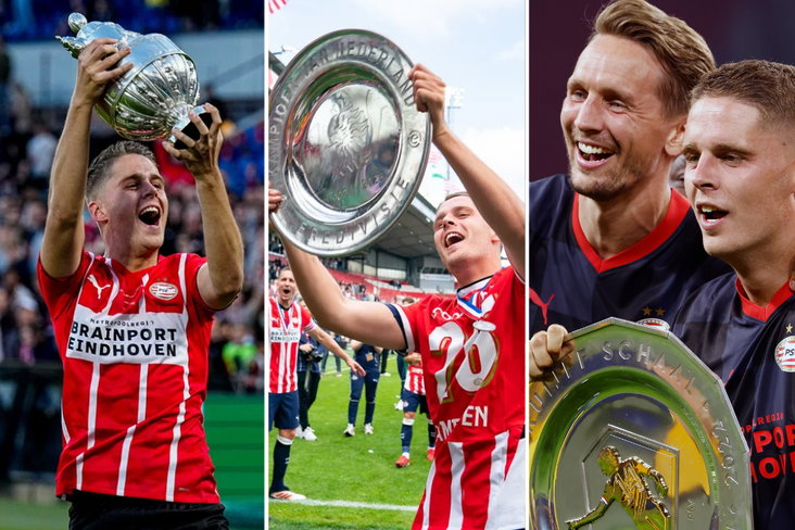 Joey Veerman pakte de nodige prijzen met PSV
