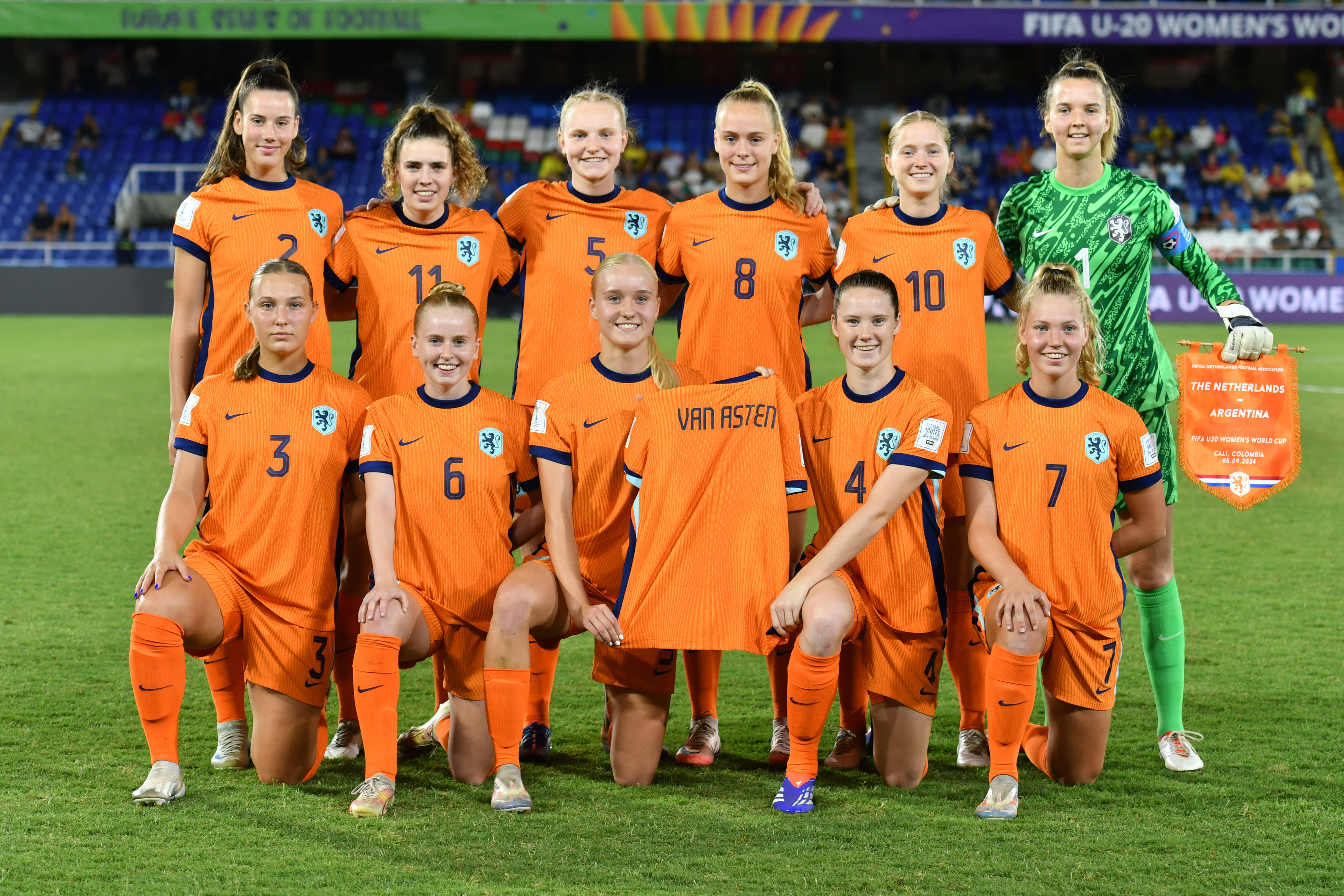 Oranje O20 voor het WK-duel met Argentinië
