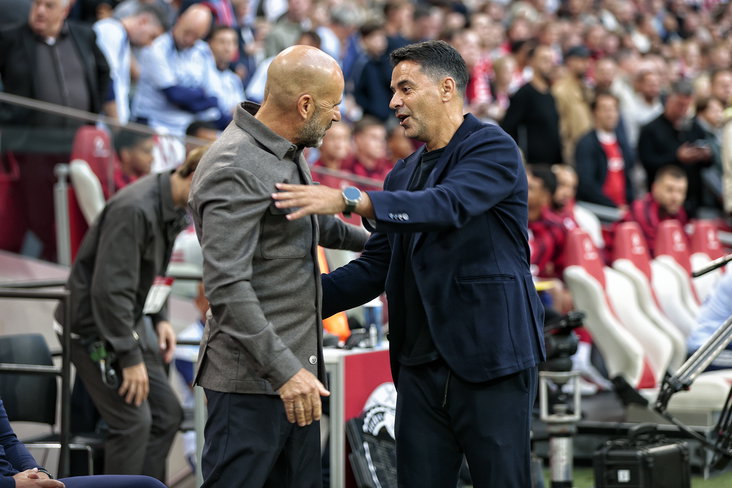 Peter Bosz en Michel Sanchez