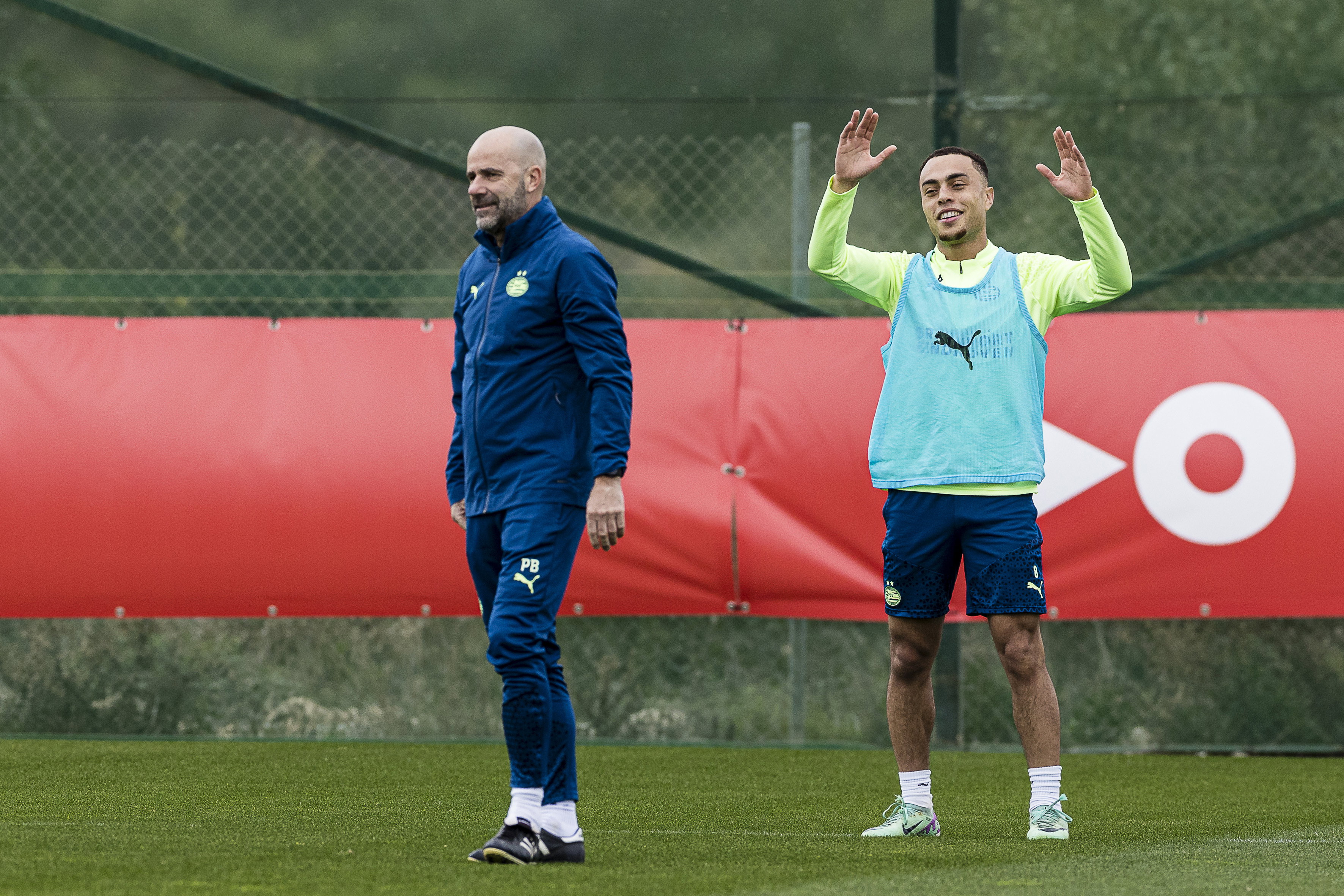 Peter Bosz en Sergiño Dest in Estepona