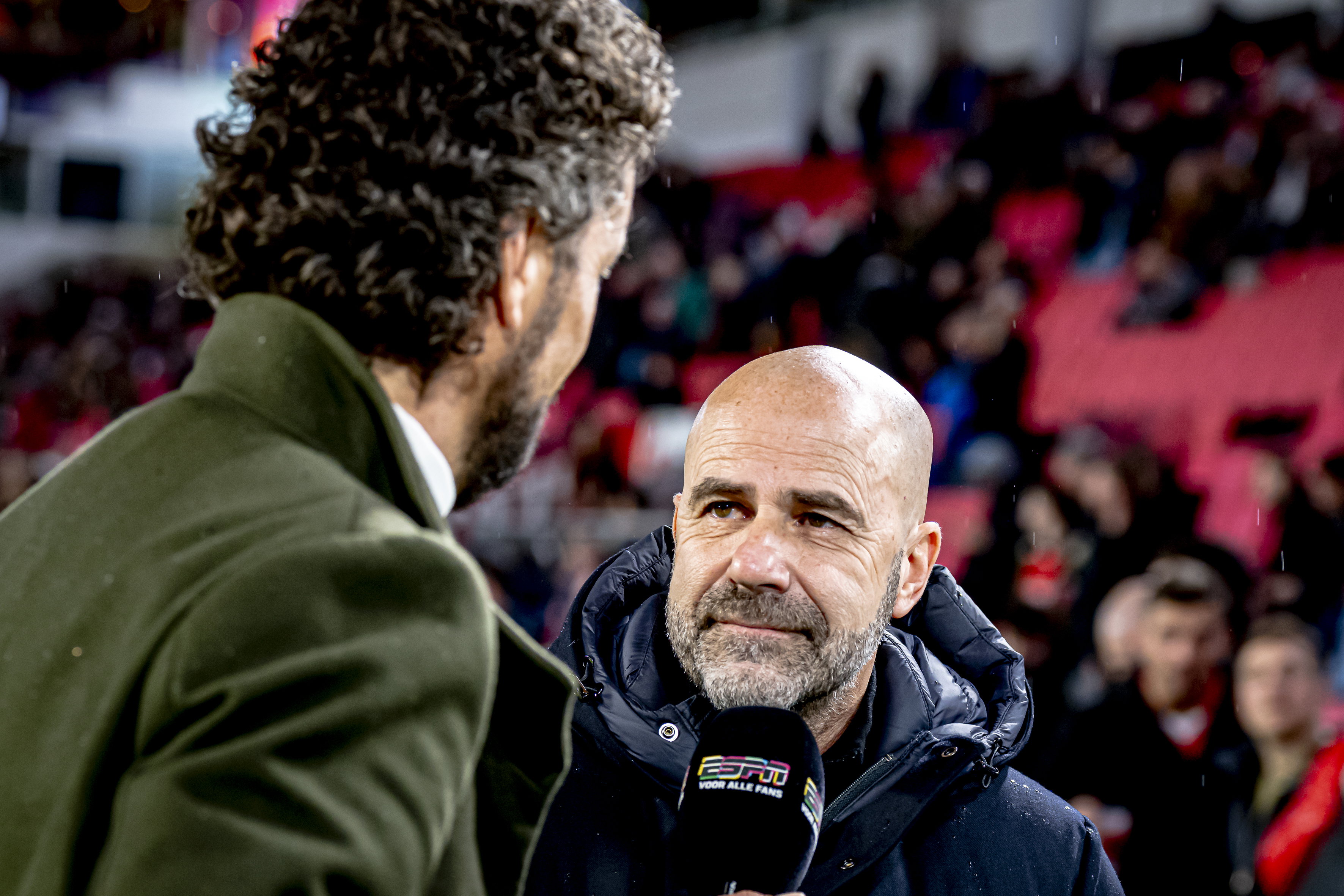 Peter Bosz staat ESPN te woord