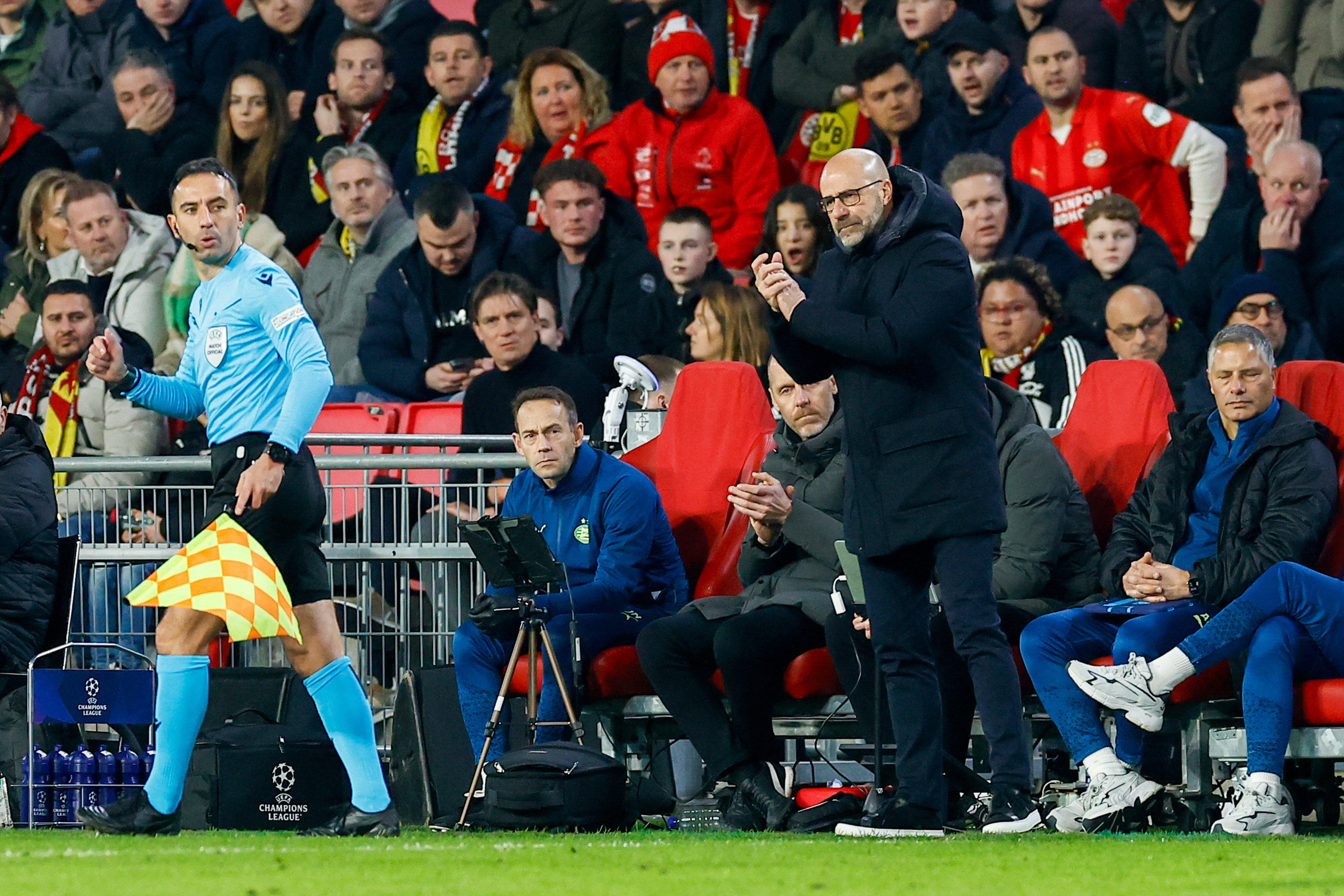 Peter Bosz tegen Borussia Dortmund