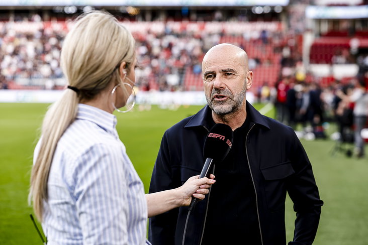 Peter Bosz voor het duel met AZ