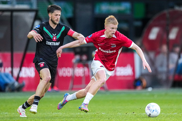 Ricky van Wolfswinkel en Kees Smit