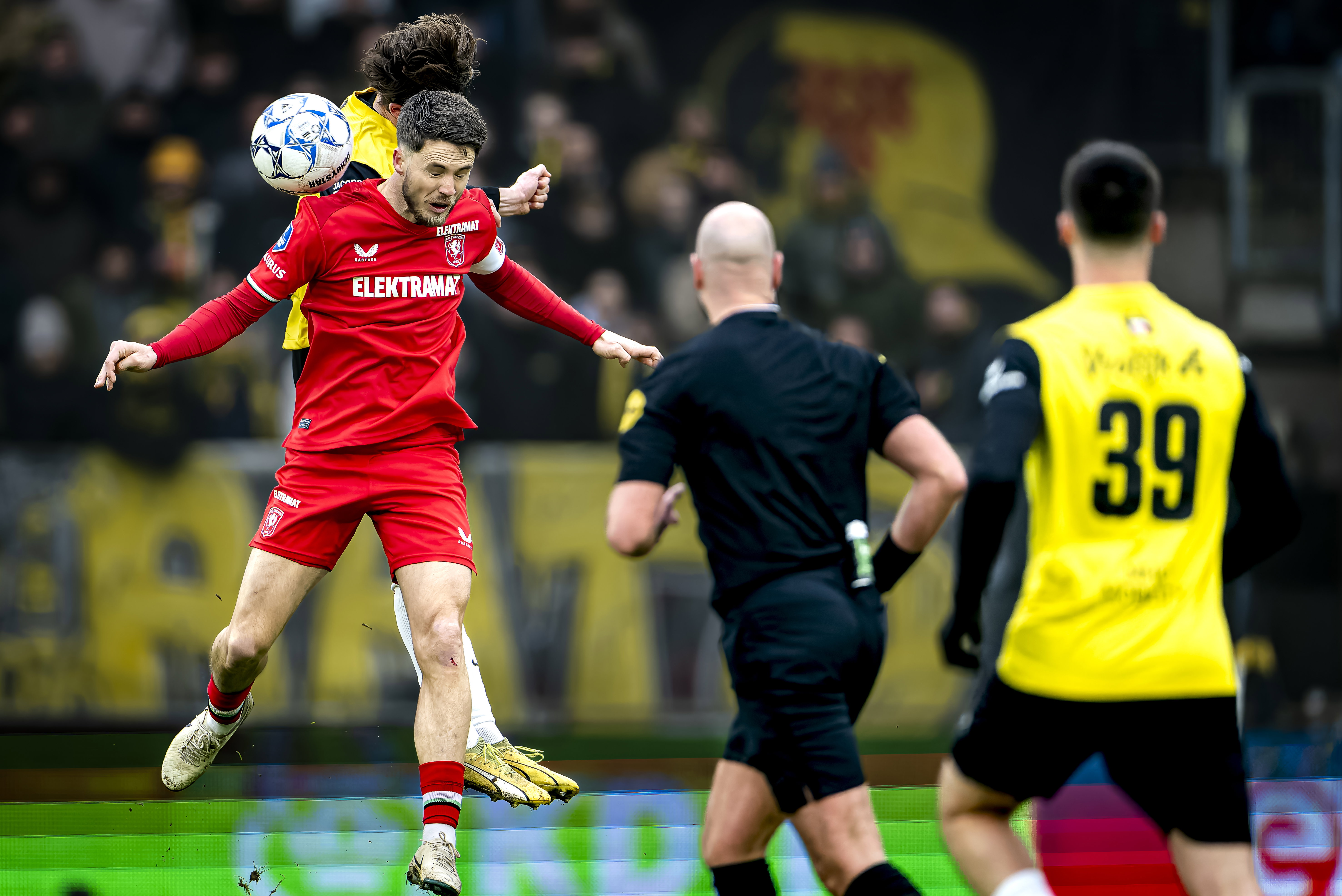 Ricky van Wolfswinkel in de lucht