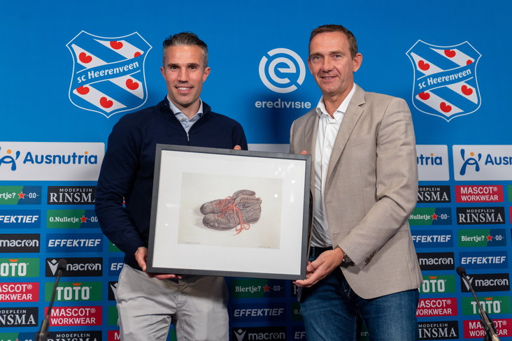 Robin van Persie en Ferry de Haan