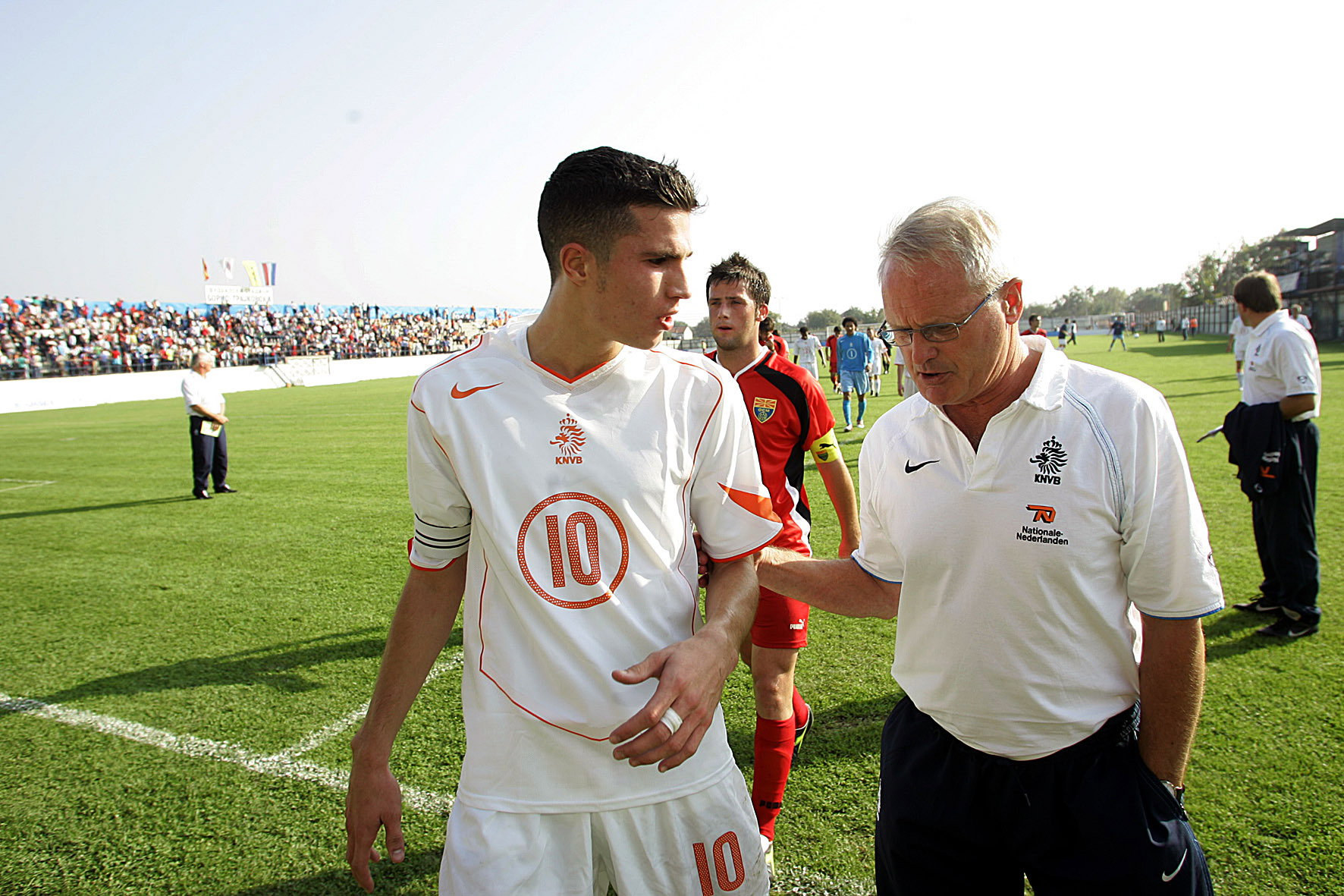 Robin van Persie en Foppe de Haan