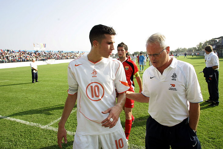 Robin van Persie en Foppe de Haan