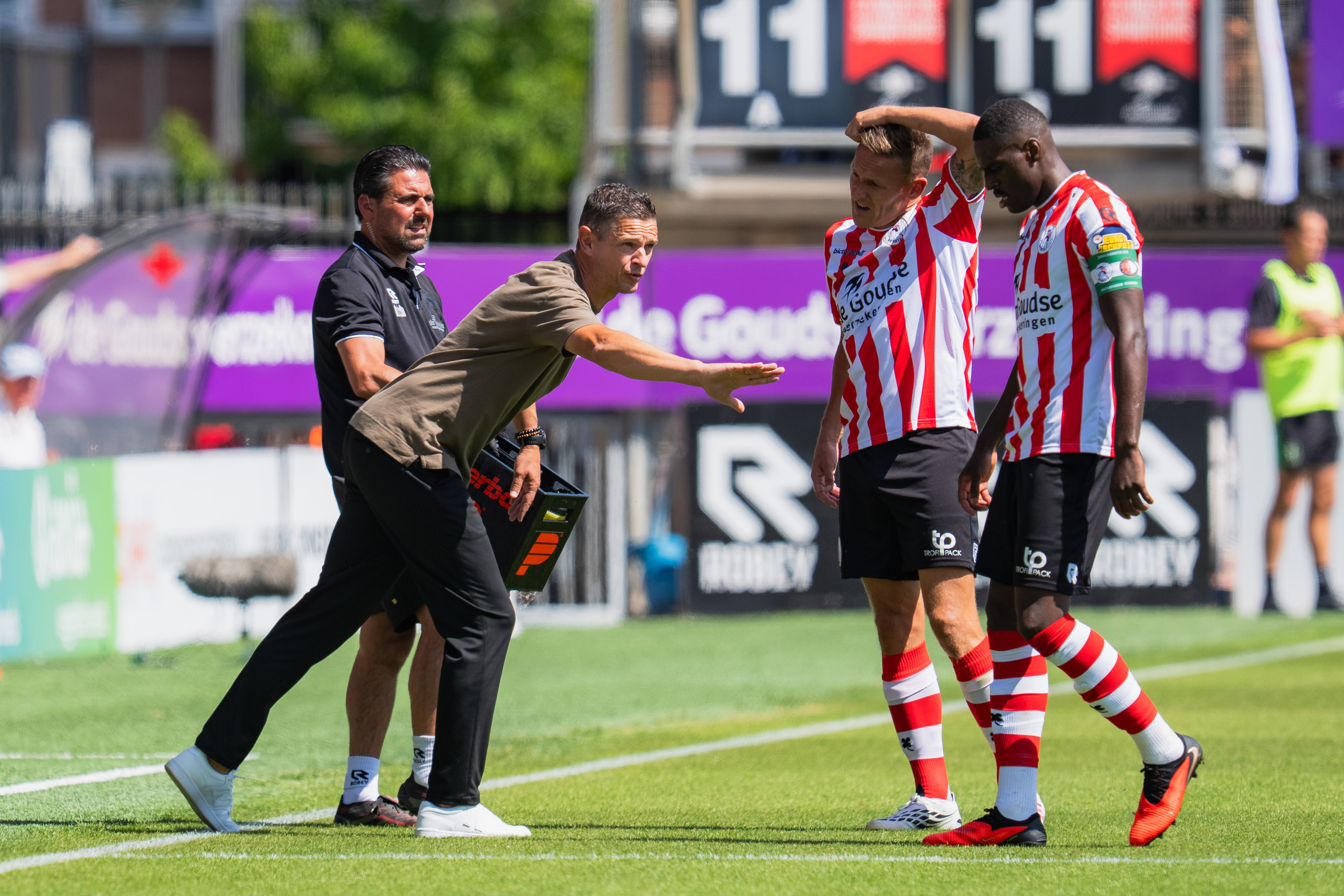 Rogier Meijer als trainer van Sparta