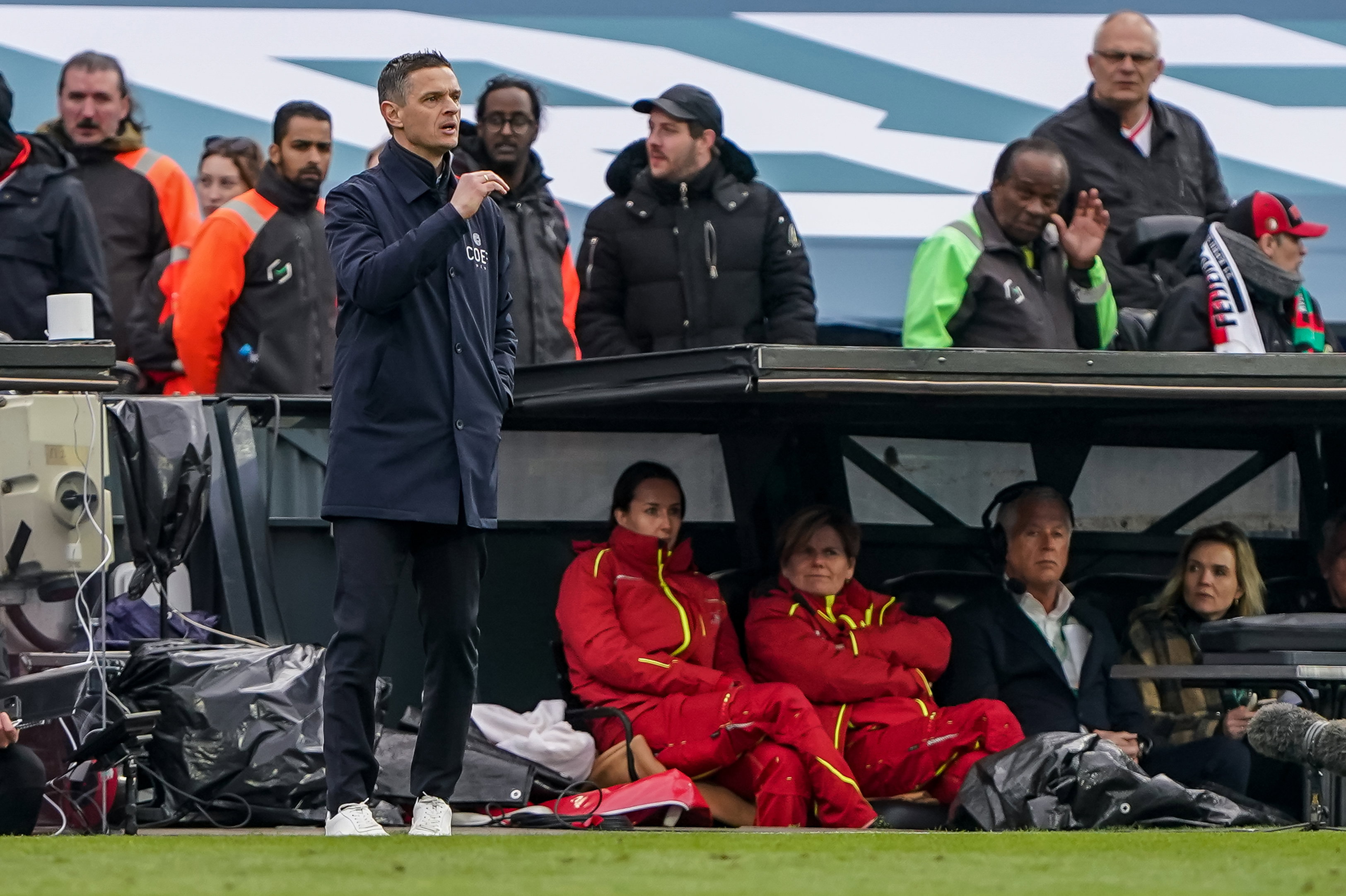 Rogier Meijer tijdens de bekerfinale