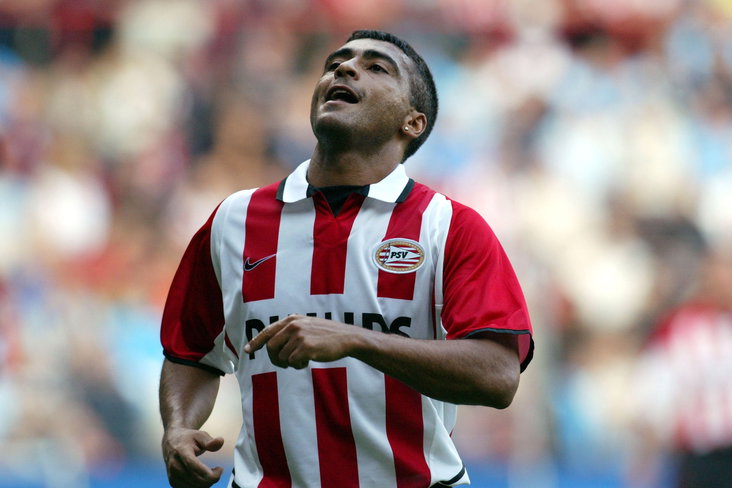 Romário in het shirt van PSV