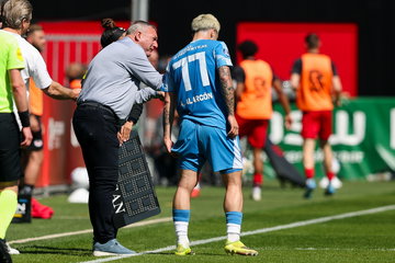 Ron Jans met Ángel Alarcón