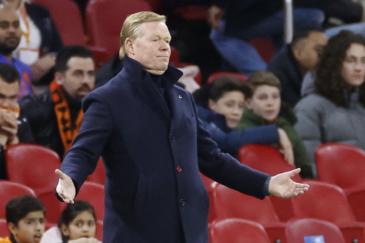 Ronald Koeman tegen Schotland