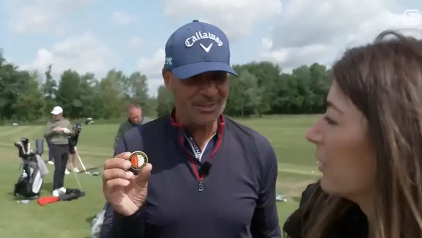 Ruud Gullit en zijn geluksmuntje