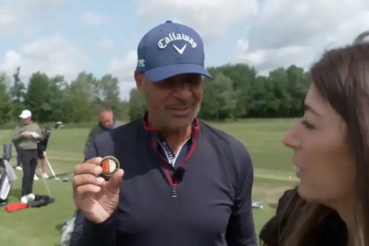 Ruud Gullit en zijn geluksmuntje