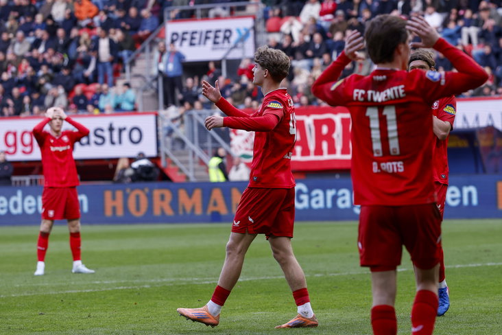 Ruud Nijstad baalt na een gemiste kans