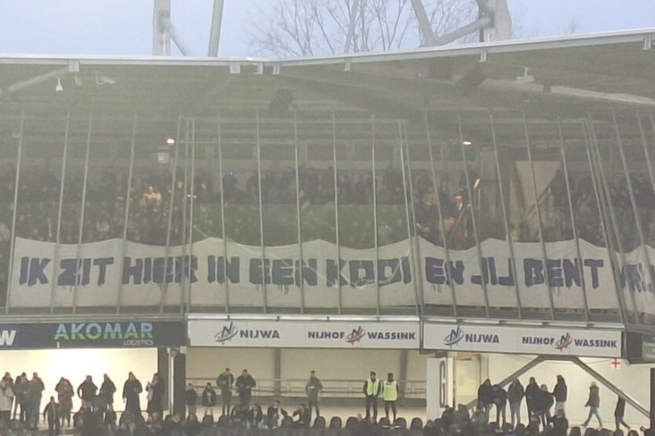 SC Heerenveen fans in Almelo