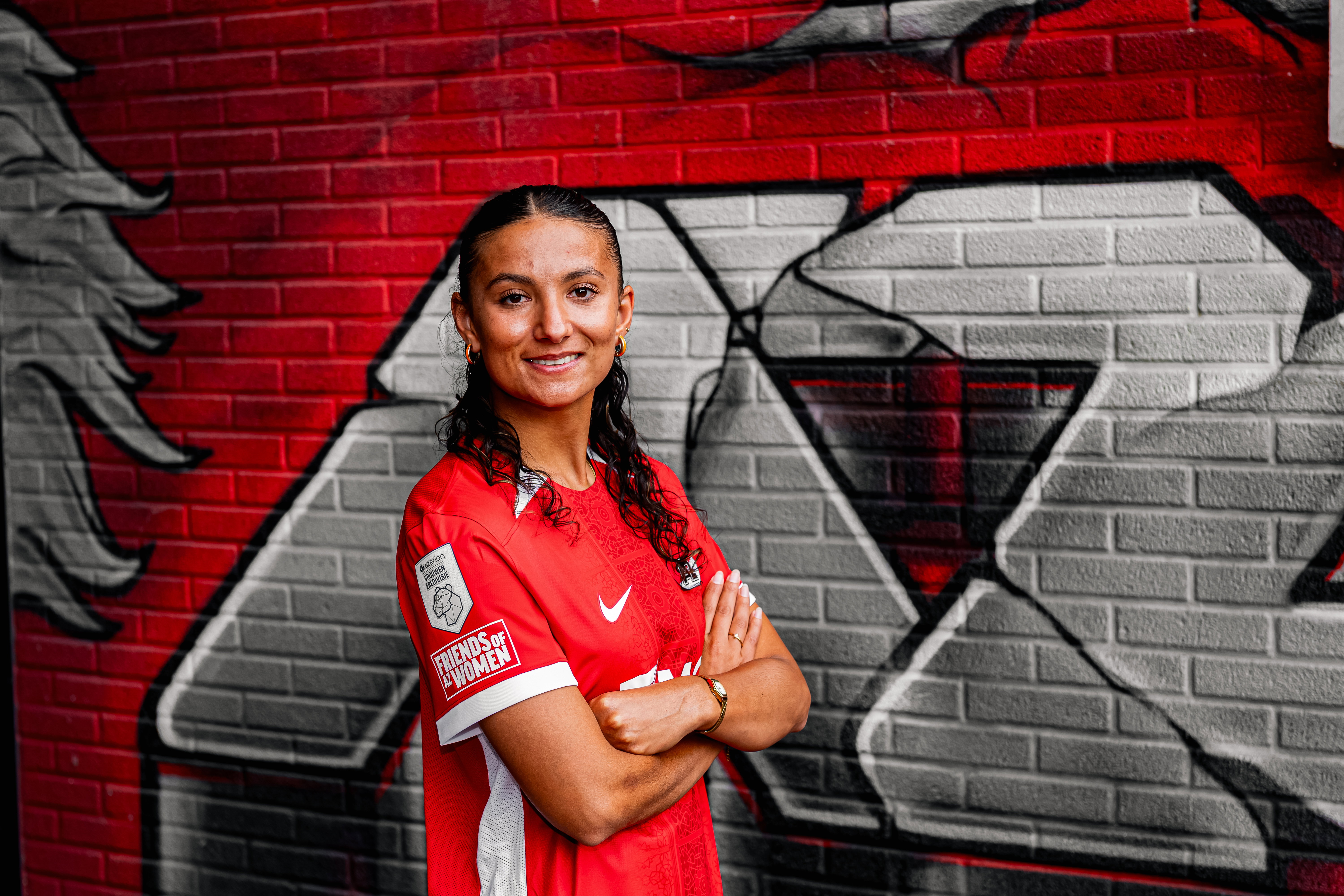 Sabrine Ellouzi bij AZ