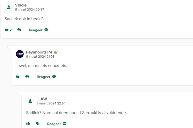 De reactie van FeyenoordTM op 1908.nl