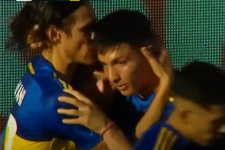 Ezequiel Bullaude scoort voor Boca Juniors