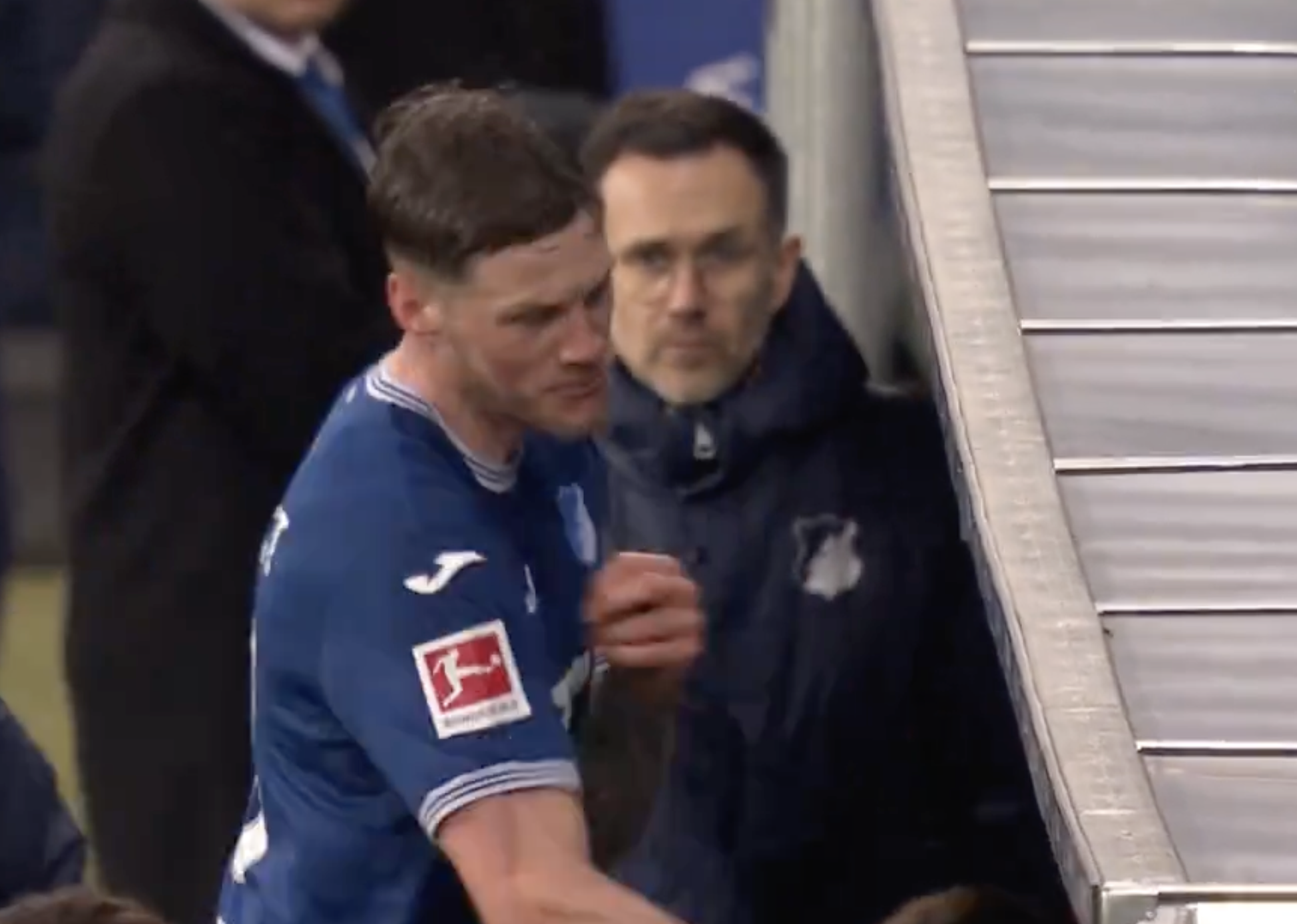 Wout Weghorst baalt