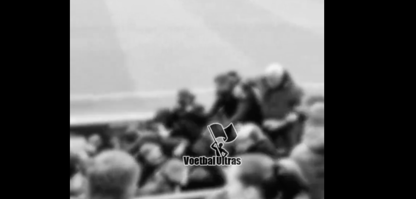 Een confrontatie tussen fans van SC Heerenveen en Feyenoord