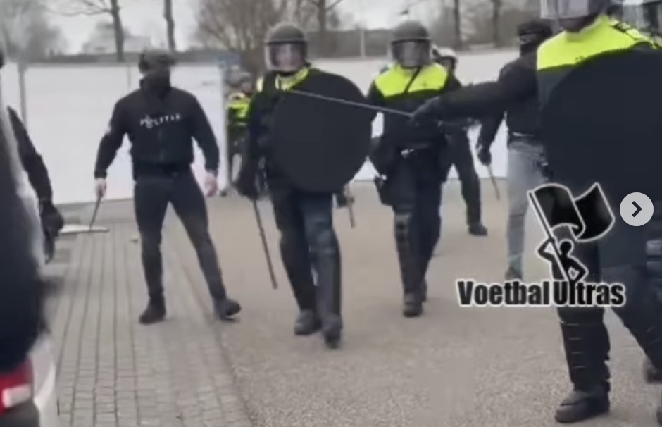 De ME tijdens de rellen