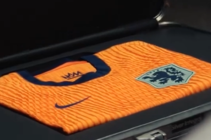 Het nieuwe shirt van het Nederlands Elftal