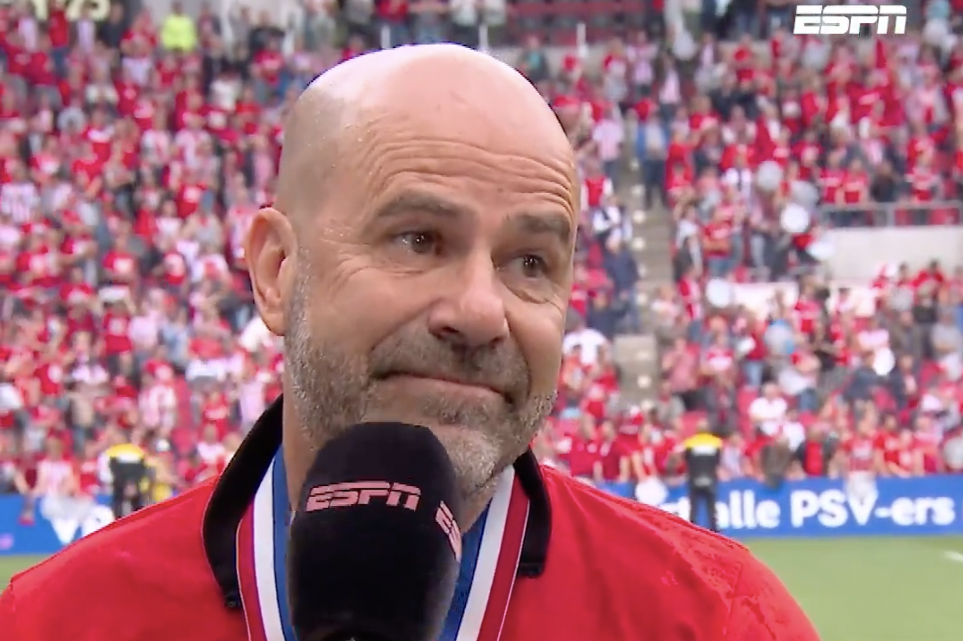 Peter Bosz is emotioneel
