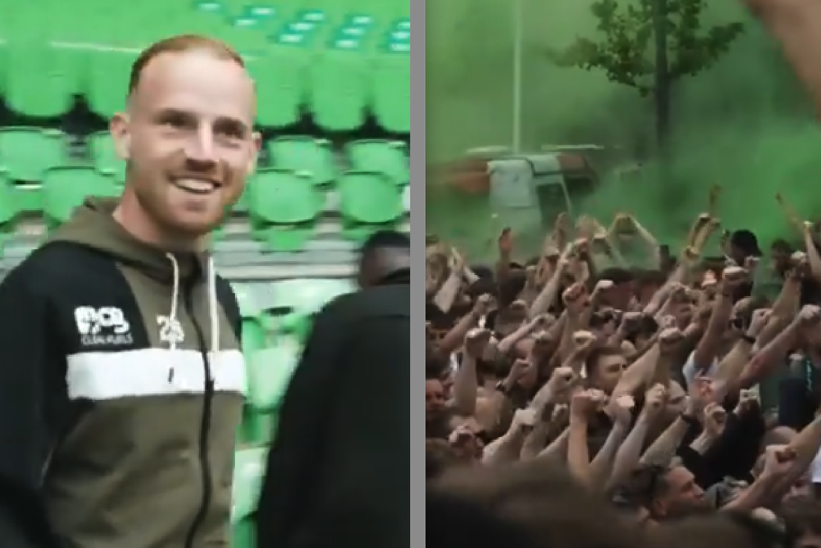 Romano Postema in een video van FC Groningen