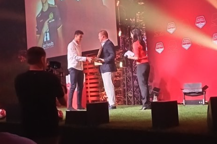 Shiloh van 't Zand en Ronald Koeman