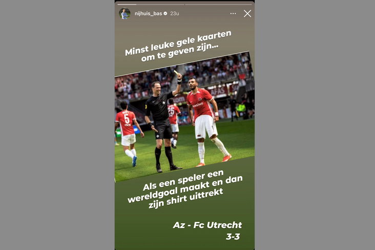 Bas Nijhuis op Instagram
