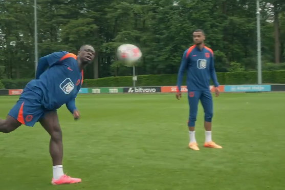 De training van Oranje