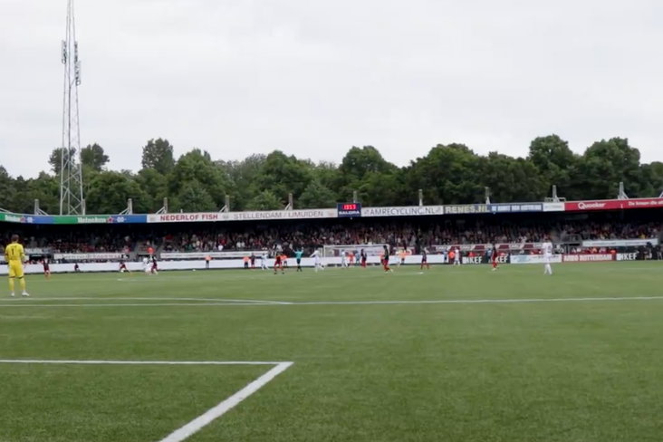 Excelsior-NAC vlak voor het eindsignaal